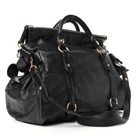 miu miu vitello lux bow satchel|Miu Miu Vitello Lux Bow Satchel .